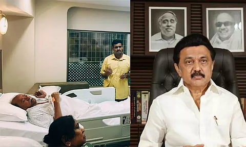 ராமதாசை சந்தித்து நலம் விசாரித்தார் முதல்-அமைச்சர் மு.க.ஸ்டாலின்