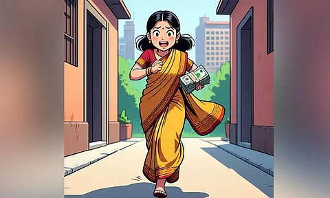 கேரள லாட்டரியில் ரூ.25கோடி பரிசு பெற்ற பெண் வீட்டை பூட்டிவிட்டு ஓட்டமா?