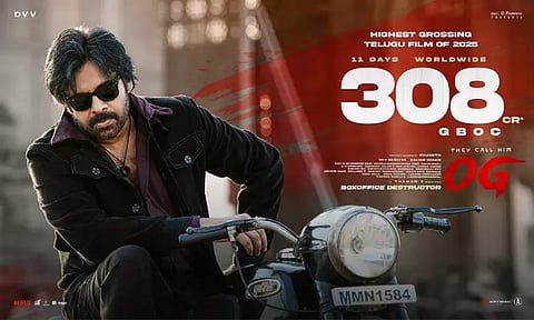 11 நாட்களில் ரூ. 308 கோடி வசூலித்த “ஓஜி” படம்