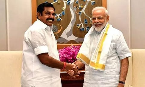 தலைமைப்பதவியில் 25 ஆண்டுகால பயணம்: பிரதமர் மோடிக்கு எடப்பாடி பழனிசாமி வாழ்த்து