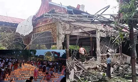 மத வழிபாட்டு நிகழ்ச்சியில் குண்டு வீசி தாக்குதல் - 40 பேர் பலி