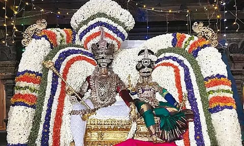 பிரம்மோற்சவத்தில் வில்லேந்தி தரிசனம் தரும் சிவபெருமான்.. கூவம் ஆலயத்தின் தனிச்சிறப்பு