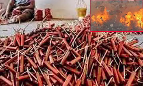 சிவகாசி அருகே பட்டாசு ஆலையில் பயங்கர வெடி விபத்து