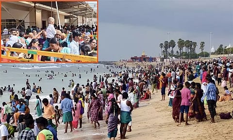 விடுமுறை தினம்.. திருச்செந்தூர் சுப்பிரமணிய சுவாமி கோவிலில் குவிந்த பக்தர்கள்