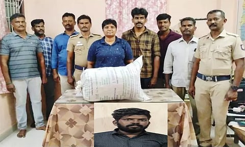 தூத்துக்குடியில் 22 கிலோ கஞ்சா பறிமுதல்: வாலிபர் கைது