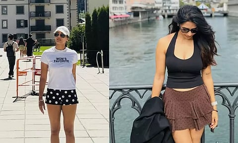 'Kantara' actress roaming around Switzerland...Viral photos