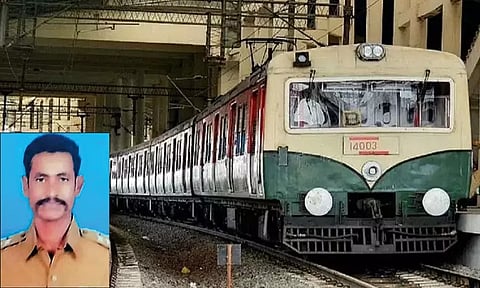 சென்னையில் ரெயிலில் அடிபட்டு ஓய்வு பெற்ற சப்-இன்ஸ்பெக்டர் பலி