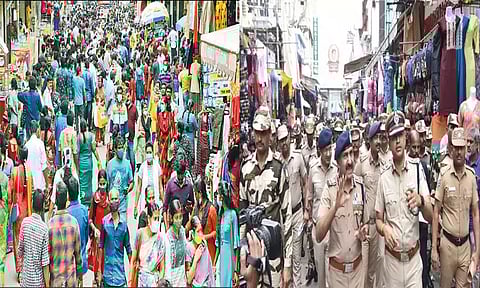 தீபாவளி பண்டிகை: சென்னையில் பாதுகாப்பு பணியில் 18 ஆயிரம் போலீசார்