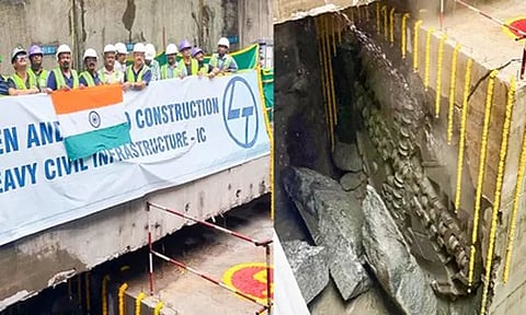 பசுமை வழிச்சாலை - மந்தைவெளி இடையே சுரங்கம் தோண்டும் பணியை நிறைவு செய்த 'வைகை' எந்திரம்