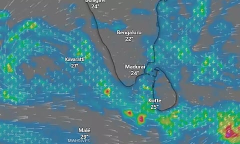 காற்றழுத்த தாழ்வுப் பகுதி அடுத்த 24 மணி நேரத்தில் தீவிரமடைய வாய்ப்பு: தமிழகத்தில் மழைக்கு வாய்ப்பா..?