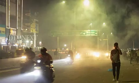 தீபாவளி பட்டாசு வெடிப்பால் சென்னையில் காற்று மாசு அதிகரிப்பு