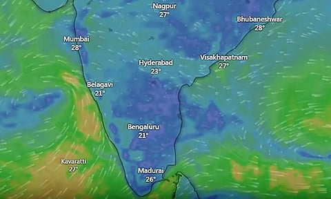 தென்கிழக்கு வங்கக்கடலில் புதிய காற்றழுத்த தாழ்வுப்பகுதி உருவானது