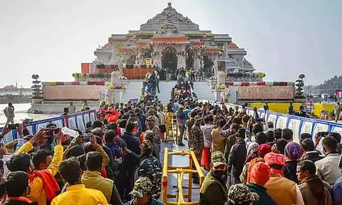 அயோத்தி ராமர் கோவிலில் தரிசன நேரம் மாற்றம்
