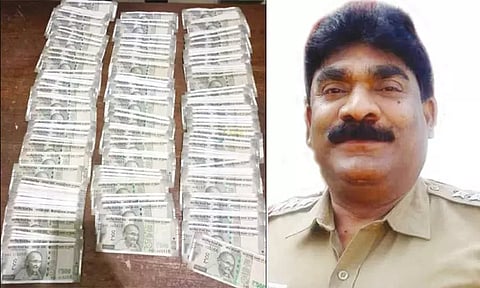 அடிதடி வழக்கில் இருந்து விடுவிக்க ரூ.1 லட்சம் லஞ்சம் வாங்கிய இன்ஸ்பெக்டர்.. அடுத்து நடந்த சம்பவம்