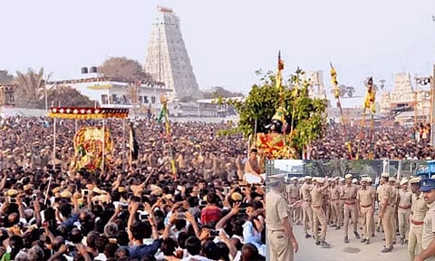 திருச்செந்தூர் சூரசம்ஹாரம்: பாதுகாப்பு பணியில் 4 ஆயிரம் போலீசார்