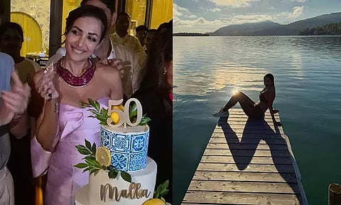 52 வயதில் 50-வது பிறந்தநாளை கொண்டாடிய நடிகை - வறுத்தெடுக்கும் நெட்டிசன்கள்