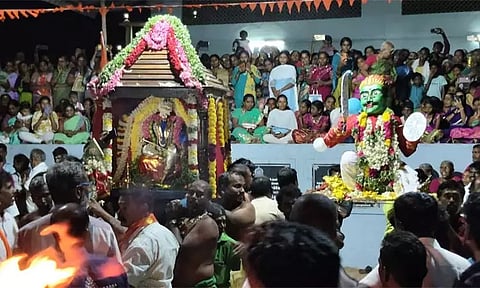 பாவூர்சத்திரம் வென்னிமலை முருகன் கோவிலில் சூரசம்ஹாரம்.. திரளான பக்தர்கள் தரிசனம்