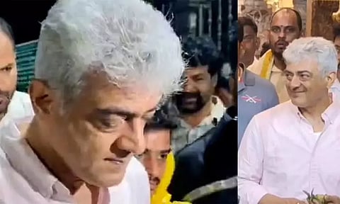 திருப்பதி ஏழுமலையான் கோவிலில் நடிகர் அஜித்குமார் சாமி தரிசனம்...!