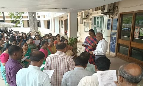 நெல்லையில் மின் பொறியாளர்கள் லஞ்ச ஒழிப்பு உறுதிமொழி ஏற்பு