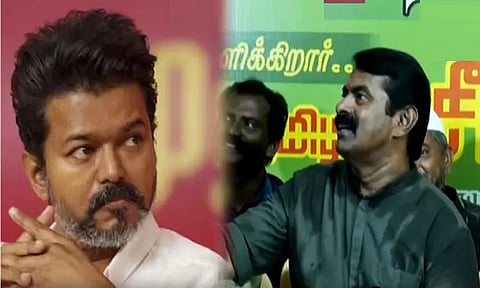 பாஜகவுடன் கூட்டணிக்காக விஜய் மீது வழக்குப் பதியவில்லை: சீமான்