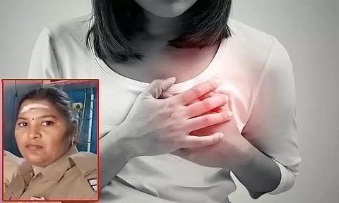 முத்துராமலிங்கத் தேவர் குருபூஜை: பாதுகாப்பு பணிக்கு வந்த பெண் போலீஸ் மாரடைப்பால் உயிரிழப்பு