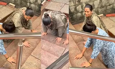 Actress Climbs Tirumala Hills on Her Knees – Viral Video