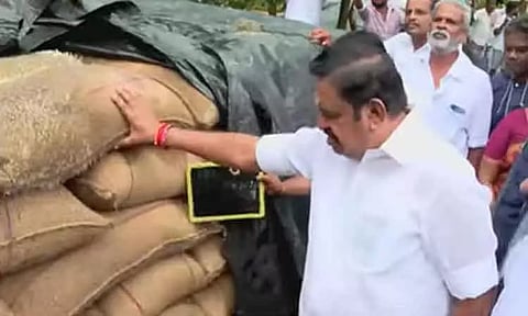 நெல் கொள்முதல் விவகாரத்தில் தி.மு.க. அரசு பச்சை பொய் கூறுகிறது: எடப்பாடி பழனிசாமி குற்றச்சாட்டு