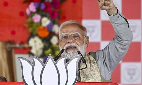 பீகார் மக்களின் சூரியவழிபாட்டை காங்கிரஸ் அவமதித்துவிட்டது - பிரதமர் மோடி குற்றச்சாட்டு