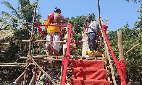 தஞ்சை: திருமண்டங்குடி கற்பக விநாயகர் கோவில் கும்பாபிஷேகம்