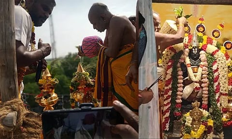 ராமநாதபுரம்: காக்கூர் கிராமத்தில் ராஜகோபால சுவாமி கோவில் கும்பாபிஷேக விழா