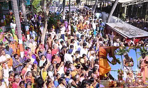 கோவை: ராமாச்சியம்பாளையம் மாகாளியம்மன் கோவில் கும்பாபிஷேக விழா