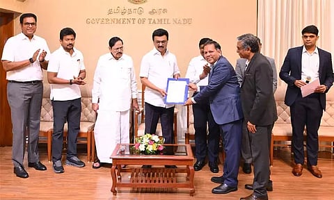 ராசிபுரத்தில் மினி டைடல் பூங்கா அமைப்பதற்கு அடிக்கல் நாட்டினார் முதல்-அமைச்சர் மு.க.ஸ்டாலின்