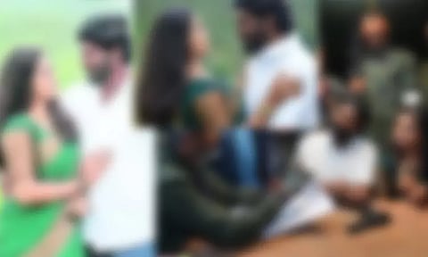 actor and actress fall into 100 ft ravine shocking incident in movie shooting spot