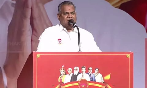 'தமிழக அரசியலின் மையப்புள்ளி விஜய்'- புஸ்ஸி ஆனந்த் பேச்சு