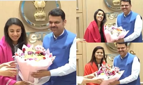 உலகக்கோப்பையை வென்ற இந்திய அணியில் இடம்பெற்ற 3 வீராங்கனைகளுக்கு தலா ரூ. 2.25 கோடி பரிசு வழங்கிய மராட்டிய அரசு