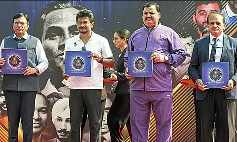 ஆக்கி இந்தியா நூற்றாண்டு கொண்டாட்டம்: உதயநிதி ஸ்டாலின் பங்கேற்பு