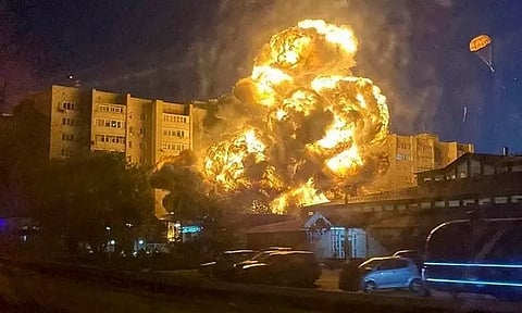 உக்ரைன் மீது ரஷியா தாக்குதல் - 11 பேர் பலி