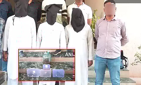நாட்டில் பயங்கரவாத தாக்குதல்களை நடத்த ஆயுத விநியோகம், சதி திட்டம் தீட்டிய 3 பேர் குஜராத்தில் கைது