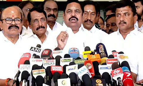 தமிழகத்தில் பெண்களுக்கு பாதுகாப்பு இல்லை - எடப்பாடி பழனிசாமி குற்றச்சாட்டு