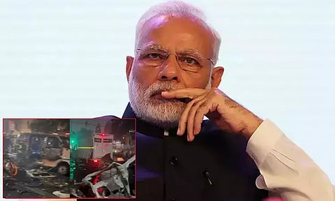 டெல்லி கார் வெடிப்பு சம்பவம்: பிரதமர் மோடி இரங்கல்