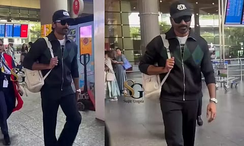 இந்தி படத்தின் புரோமோசனுக்காக மும்பை பறந்த தனுஷ்