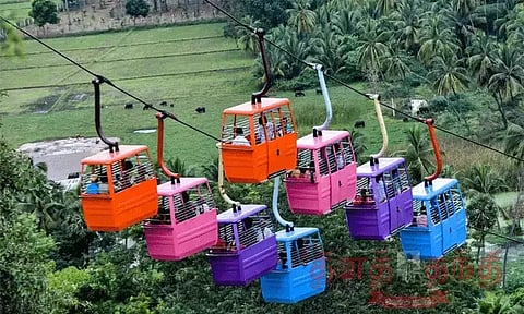 பழனி முருகன் கோவிலில் ரோப் கார் சேவை நிறுத்தம்