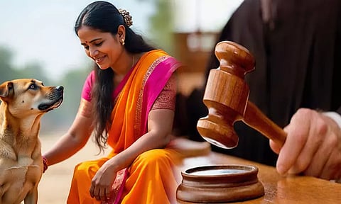 மனைவி இரவு நேரத்தில் என் அருகில் இருந்ததை விட நாய்களுடன்தான் அதிகம்; கோர்ட்டில் கணவர் வினோத வழக்கு