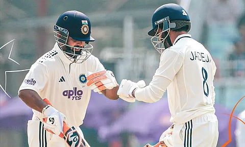 கொல்கத்தா டெஸ்ட்: முதல் இன்னிங்சில் இந்திய அணி 189 ரன்களுக்கு ஆட்டமிழப்பு