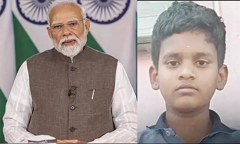 அடிப்படை வசதிகள் கோரி பிரதமர் மோடிக்கு கடிதம் எழுதிய சிறுவன்