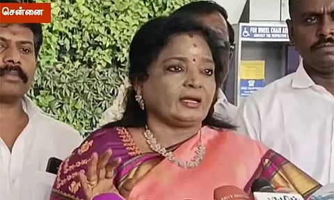 ‘கோவைக்கு மெட்ரோ ரெயில் வராது என்று கூறுவது பொய் பிரசாரம்’ - தமிழிசை சவுந்தரராஜன் ஆவேசம்