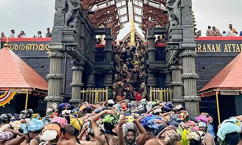 சபரிமலையில் பக்தர்கள் கூட்டம் கட்டுக்குள் வந்தது