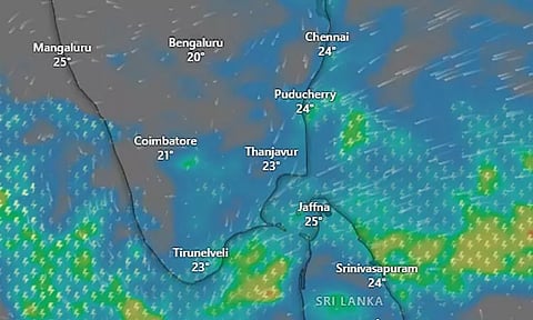 வங்கக்கடலில் உருவாகிறது காற்றழுத்த தாழ்வுப்பகுதி