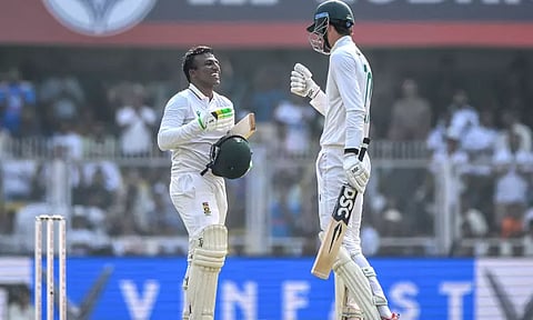 2-வது டெஸ்ட்: முத்துசாமி அபார சதம்.. முதல் இன்னிங்சில் தென் ஆப்பிரிக்கா 489 ரன்கள் குவிப்பு