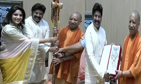 யோகி ஆதித்யநாத்தை சந்தித்த “அகண்டா 2” படக்குழுவினர்